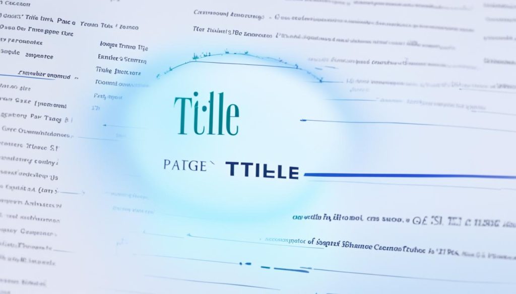 Title tag optimization