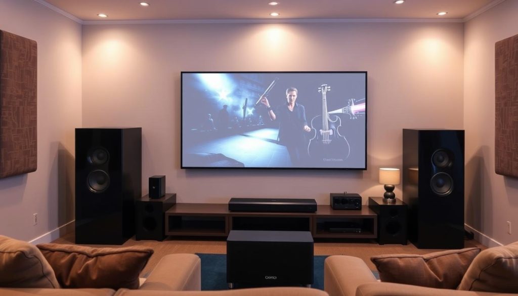 Home theater audio system