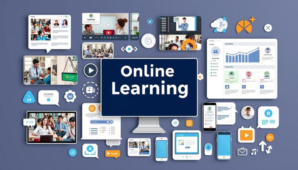 online learning platform features