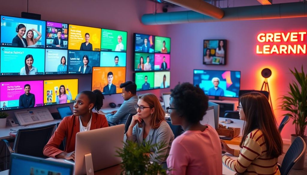 Online learning platforms for professional development