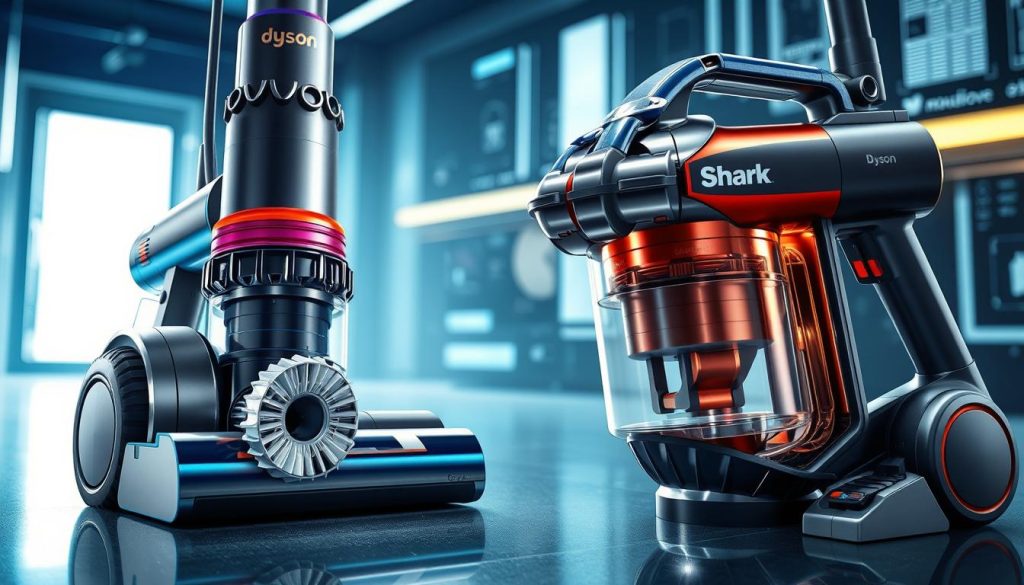 vacuum cleaner technology - Dyson vs. Shark