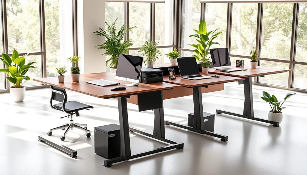 height adjustable desks