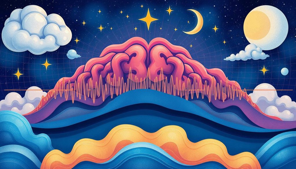 Sleep stages and brain waves